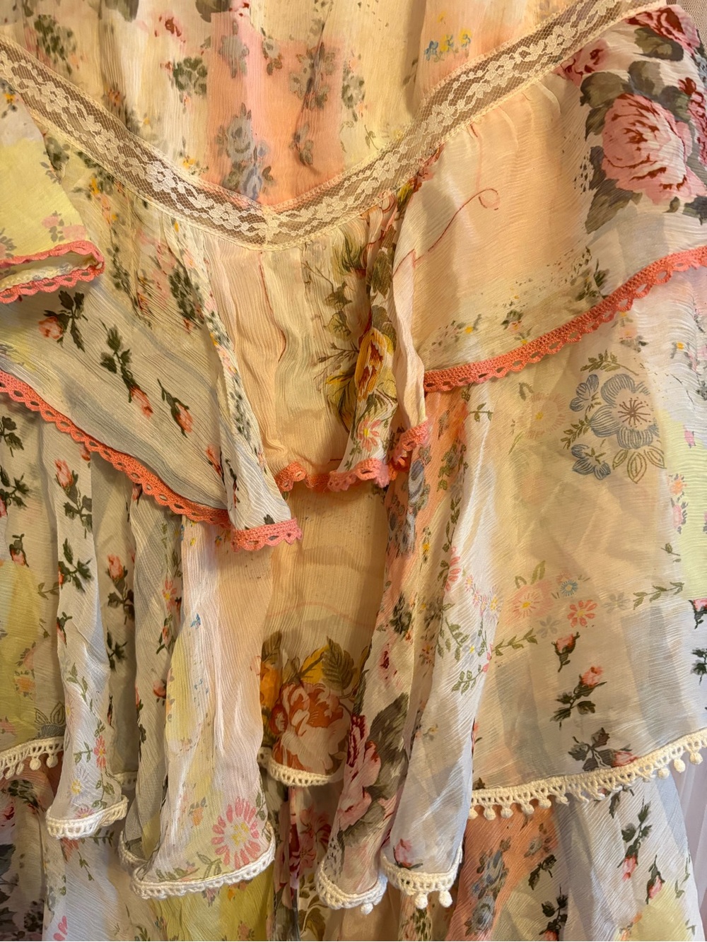 Free People NWT  Feme Romantic Fairytale Midi/Maxi Dress Love You Bunches $450 - Picture 6 of 10